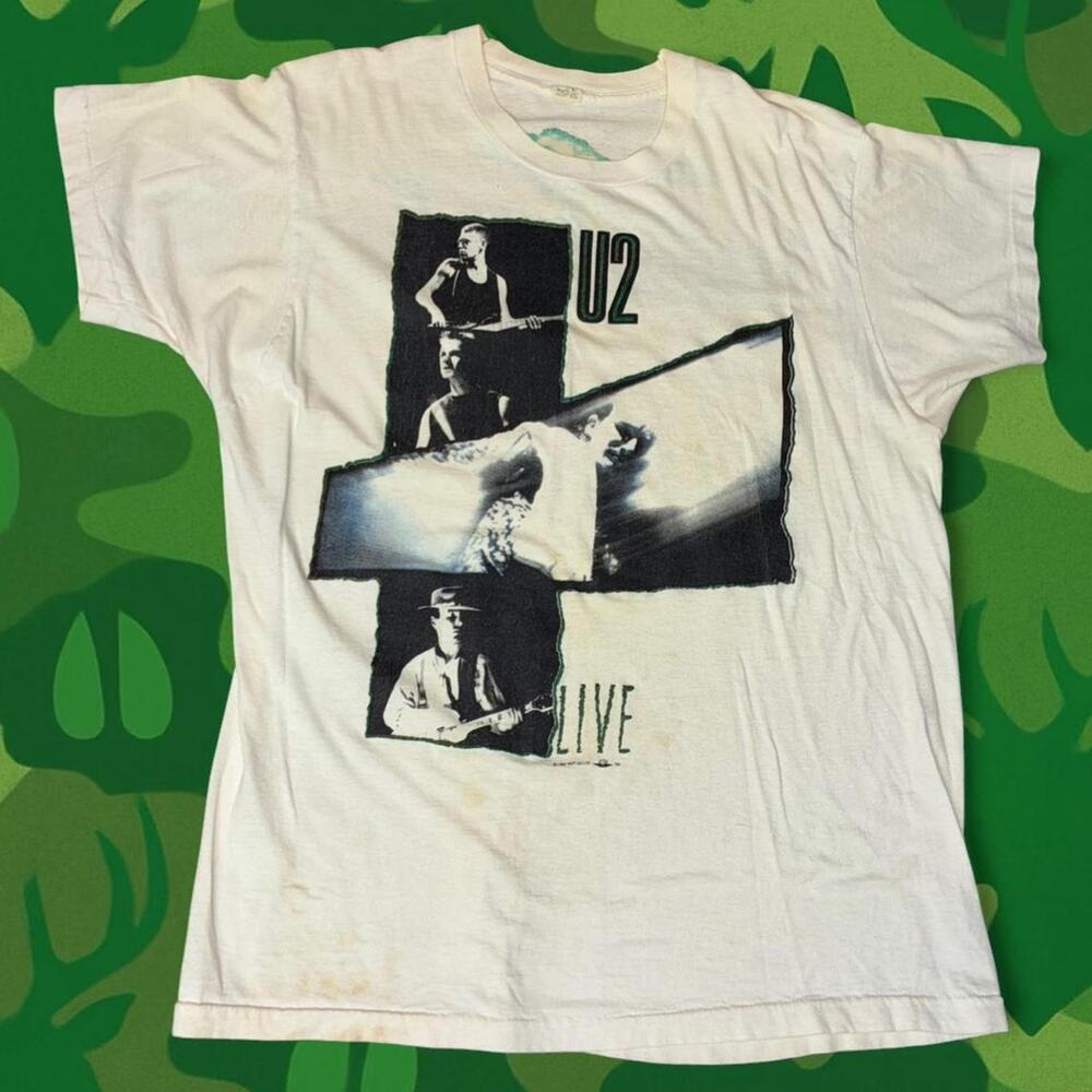 Vintage 1987 U2 The Joshua Tree Tour Tee - Size XL